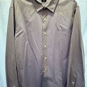 Perry Ellis Classic Purple Checkered Shirt